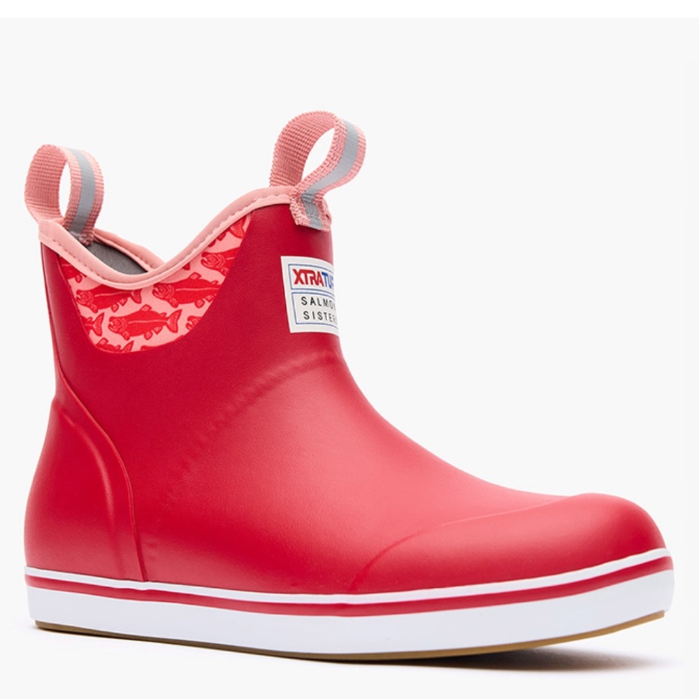 Women's XTRATUF Salmon Sisters 6 in Ankle Deck Boot-BRAND NEW IN BOX